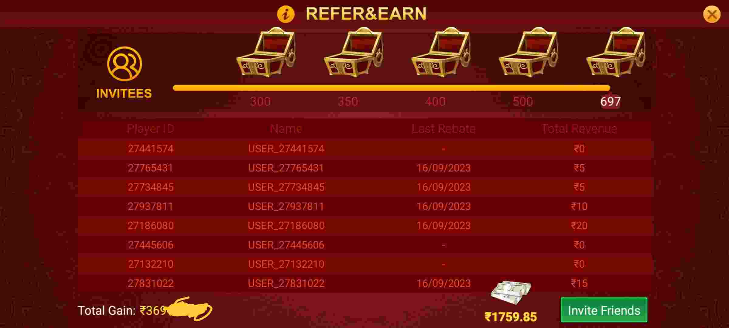 Earn Money by Sharing The Link of Game Teen Patti Lotus